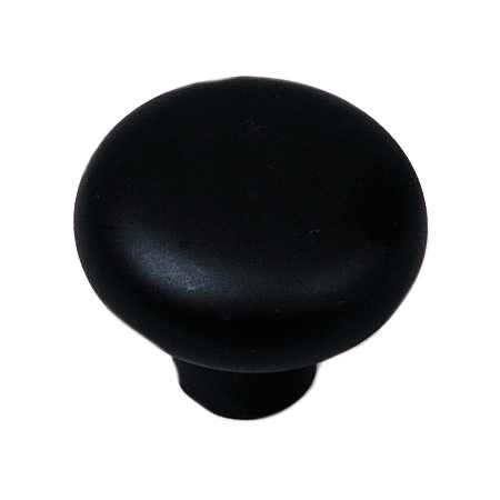 Laurey 1 3/8" Ceramic Mesa Knob, Black, Matte Finish 3915